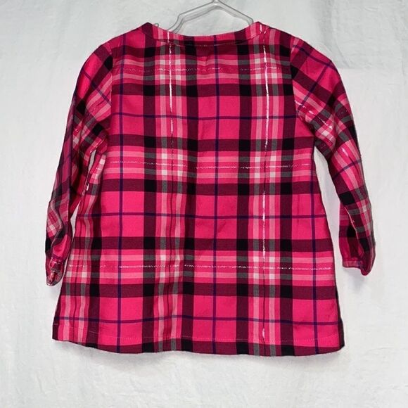 Carter’s pink plaid lightweight shirt - Picture 2 of 2